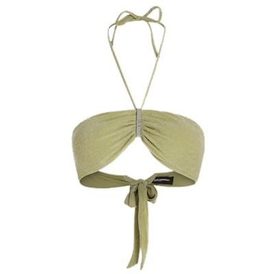 KARL LAGERFELD , Signature Lurex Houder Bandeau, Mosstone, M, groen, M KARL LAGERFELD , Signature Lurex Houder Bandeau, Mosstone, M, groen, M