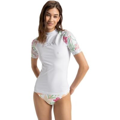 Roxy Dames Sea Bloom in Full Moon Tankini Badpak, Wit, M Roxy Dames Sea Bloom in Full Moon Tankini Badpak, Wit, M
