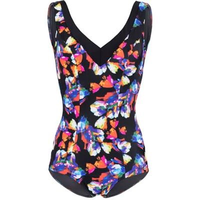 Fashy Badpak voor dames, mareblu (80% PA gerecycled), Multicolor Flower, Meerkleurig, 44 E Fashy Badpak voor dames, mareblu (80% PA gerecycled), Multicolor Flower, Meerkleurig, 44 E