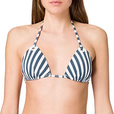 Skiny Dames Triangel Gepadded Surf Girl Bikini, midnight stripes, 42 Skiny Dames Triangel Gepadded Surf Girl Bikini, midnight stripes, 42