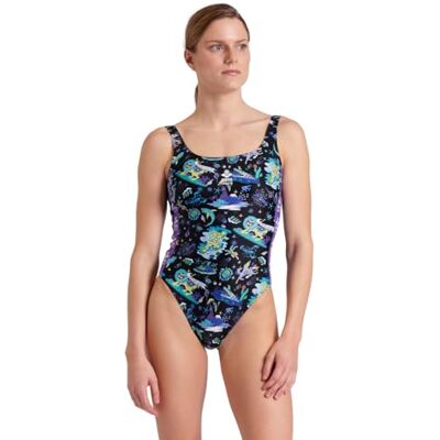 ARENA Fun Planet Badpak U Back One Piece Zwempak Dames (1 stuk) ARENA Fun Planet Badpak U Back One Piece Zwempak Dames (1 stuk)