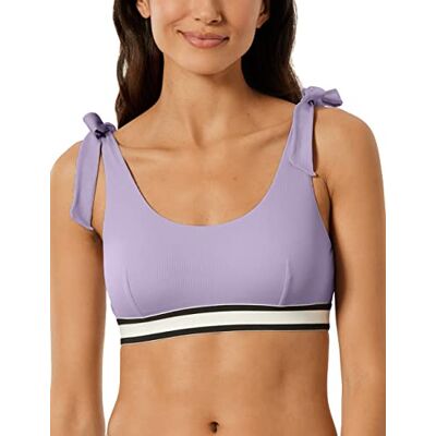 Schiesser Bustier Top Bikini voor dames, paars, XS Schiesser Bustier Top Bikini voor dames, paars, XS