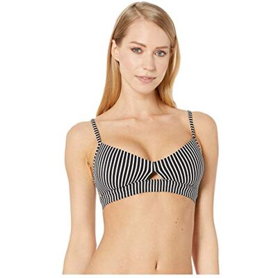 Seafolly Dames Go Overboard Bralette Bikinitop, Zwart, 32 Seafolly Dames Go Overboard Bralette Bikinitop, Zwart, 32