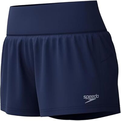 Speedo BioFuse Zwemshorts voor dames, Peacoat, L Speedo BioFuse Zwemshorts voor dames, Peacoat, L