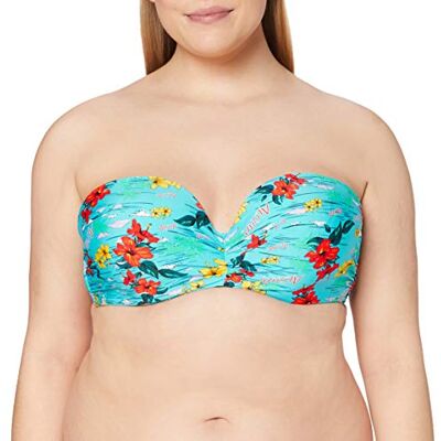 Lepel Aloha Bikinitop voor dames, Veelkleurig (Flower Multi Print), Eén maat Lepel Aloha Bikinitop voor dames, Veelkleurig (Flower Multi Print), Eén maat