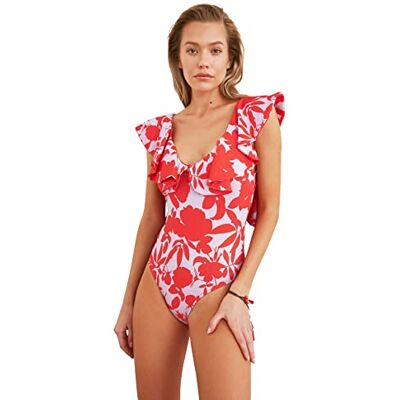 Trendyol Badpak Met Bloemenpatroon dames eendelig badpak Trendyol Badpak Met Bloemenpatroon dames eendelig badpak