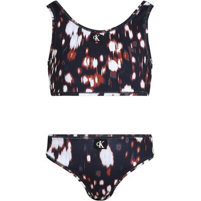 Calvin CK JEANS Meisjes BRALETTE BIKINI SET Bralette, Zwart (Glitched Floral Aop), 10-12, Zwart (Glitched Floral Aop), 10-12 jaar Calvin CK JEANS Meisjes BRALETTE BIKINI SET Bralette, Zwart (Glitched Floral Aop), 10-12, Zwart (Glitched Floral Aop), 10-12 jaar