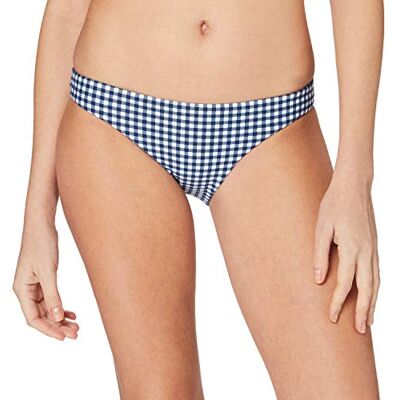 Seafolly Capri Check Hipster Bikinibroek voor dames, blauw (indigo), 36 NL Seafolly Capri Check Hipster Bikinibroek voor dames, blauw (indigo), 36 NL
