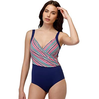 Lovable RCS gerecycled badpak voor dames, Meerkleurige strepen, 36 / D Lovable RCS gerecycled badpak voor dames, Meerkleurige strepen, 36 / D