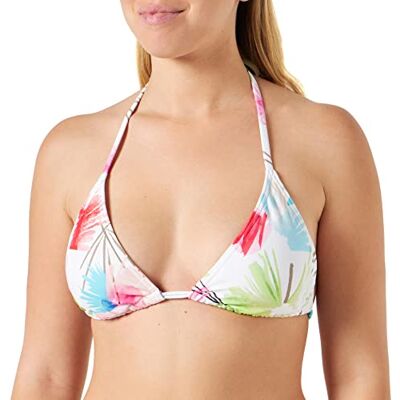 Firefly Mara Bikinitop White/Flower 34 Firefly Mara Bikinitop White/Flower 34
