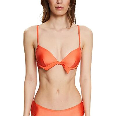 ESPRIT Zaley Beach Pad.plunge.bra Bikini, koraal, 40 EU, koraalrood, A ESPRIT Zaley Beach Pad.plunge.bra Bikini, koraal, 40 EU, koraalrood, A