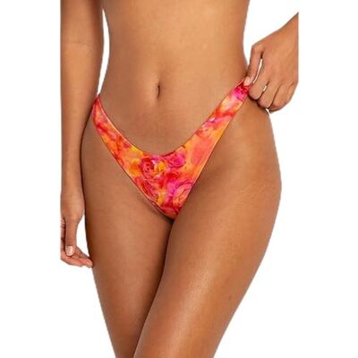FAE House Zenith Bikinibroekje Bloom Luxe Dames Zwemmode Gebloemd Rood 100% Duurzame ECONYL® stof Koude handwas Maat XS FAE House Zenith Bikinibroekje Bloom Luxe Dames Zwemmode Gebloemd Rood 100% Duurzame ECONYL® stof Koude handwas Maat XS