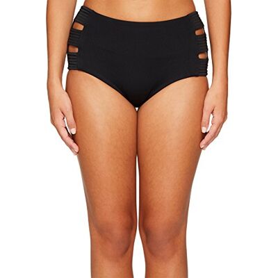 Seafolly Hoge taille gewatteerde broek voor dames, Zwart (zwart)., 36 Seafolly Hoge taille gewatteerde broek voor dames, Zwart (zwart)., 36
