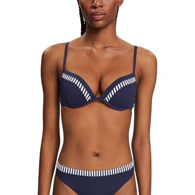 ESPRIT Bondi Beach SSN Pad.Plunge Bikini voor dames, 400/marineblauw, 38 / C ESPRIT Bondi Beach SSN Pad.Plunge Bikini voor dames, 400/marineblauw, 38 / C