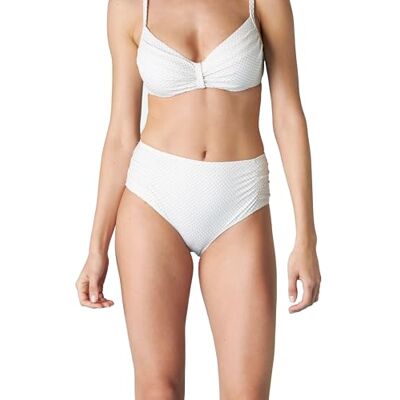 Lovable Bikinibroekje voor dames van jacquard, Wit en Goud, XXL Lovable Bikinibroekje voor dames van jacquard, Wit en Goud, XXL