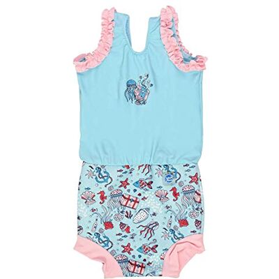 Splash About Happy Nappy-zwempak voor meisjes met zwemluier Splash About Happy Nappy-zwempak voor meisjes met zwemluier