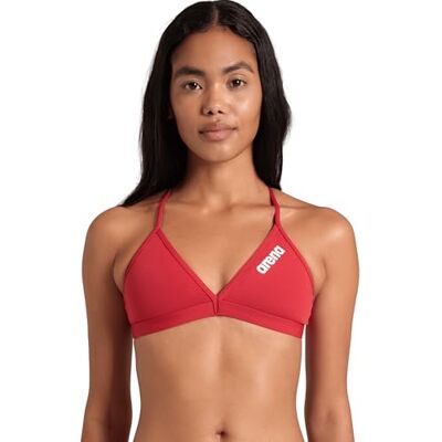 ARENA Dames Team Swim Top Tie Back Solid Twee Stuks (Pack van 1) ARENA Dames Team Swim Top Tie Back Solid Twee Stuks (Pack van 1)