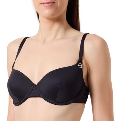 Boss Dames Bella Wired Bra Bikini Topbralette, Zwart, 75B Boss Dames Bella Wired Bra Bikini Topbralette, Zwart, 75B