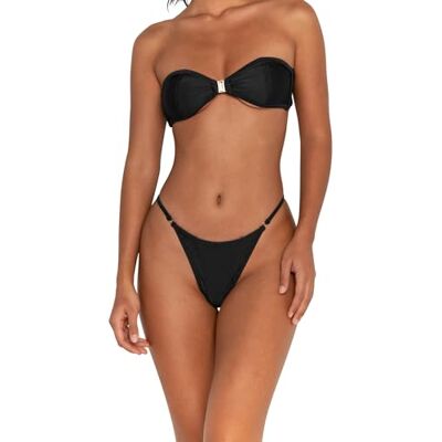 FAE House Tallara Bikini Top Nero Luxe Dames Zwemmode Zwart 100% Duurzame stof Koude handwas Maat S FAE House Tallara Bikini Top Nero Luxe Dames Zwemmode Zwart 100% Duurzame stof Koude handwas Maat S