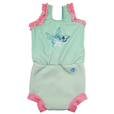 Splash About Happy Nappy-zwempak voor meisjes met zwemluier Splash About Happy Nappy-zwempak voor meisjes met zwemluier