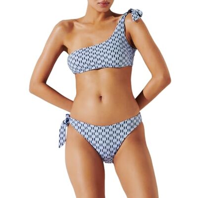 KARL LAGERFELD B.V Monogram TIE Rio Bottom, All Over Print Blue Mid Indigo, M KARL LAGERFELD B.V Monogram TIE Rio Bottom, All Over Print Blue Mid Indigo, M