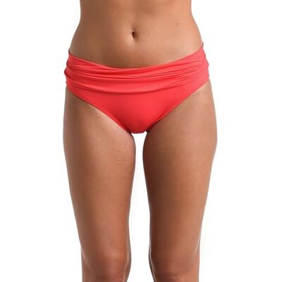 La Blanca Women's Island Goddess Banded Hipster Swimsuit Bottom, Guava, 6 La Blanca Women's Island Goddess Banded Hipster Swimsuit Bottom, Guava, 6