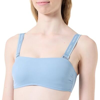 Calvin Dames Verwijderbare Bandjes Bandeau RP KW0KW02731 Bandeau, Blauw (vervaagd Denim), S, Blauw (vervaagd denim), S Calvin Dames Verwijderbare Bandjes Bandeau RP KW0KW02731 Bandeau, Blauw (vervaagd Denim), S, Blauw (vervaagd denim), S