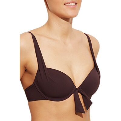Marc O'Polo Dames bikinitop met cups (eendelig) microvezel, rood (aubergine_511), 38C Marc O'Polo Dames bikinitop met cups (eendelig) microvezel, rood (aubergine_511), 38C