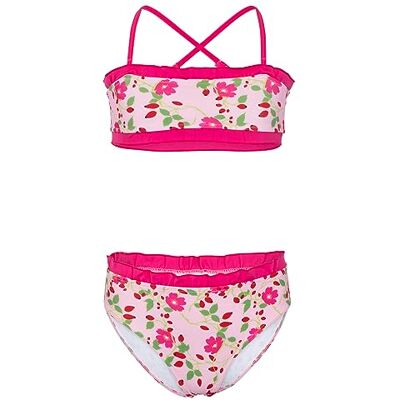 Fashy Meisjesbikini, roze met bloemenprint, roze, 86 cm Fashy Meisjesbikini, roze met bloemenprint, roze, 86 cm