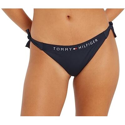 Tommy Hilfiger Brutale bikinibroekjes aan de zijkant voor dames, Blauw (Woestijnhemel), XL Tommy Hilfiger Brutale bikinibroekjes aan de zijkant voor dames, Blauw (Woestijnhemel), XL