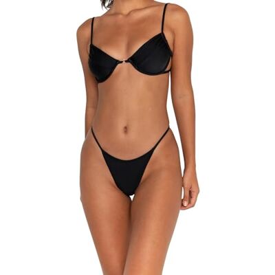 FAE House Sheridan Bikini Top Nero Luxe Dames Zwemmode Zwart 100% Duurzame stof Koude handwas Maat M FAE House Sheridan Bikini Top Nero Luxe Dames Zwemmode Zwart 100% Duurzame stof Koude handwas Maat M