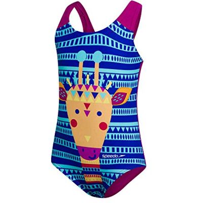 Speedo Junglegina Digital Applique Zwempak voor meisjes, trainingspak, 1 stuks Speedo Junglegina Digital Applique Zwempak voor meisjes, trainingspak, 1 stuks