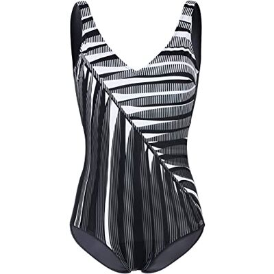 Fashy Badpak voor dames, zwart/wit, 38 / B Fashy Badpak voor dames, zwart/wit, 38 / B