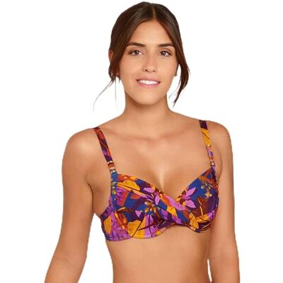 Livia Saskia D Gambey bikinitopje, donkerblauw, M38D, dames, Donkerblauw, M Livia Saskia D Gambey bikinitopje, donkerblauw, M38D, dames, Donkerblauw, M