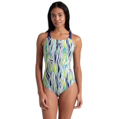 ARENA Dames Zebra Stripes Swimsuit Pro Back Eendelig voor dames ARENA Dames Zebra Stripes Swimsuit Pro Back Eendelig voor dames