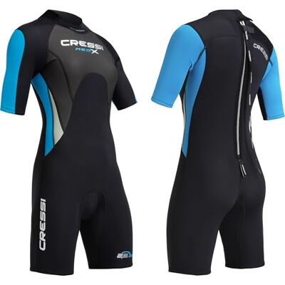 CRESSI Med X Lady Shorty Wetsuit 2.5 mm Dames premium neopreen wetsuit shorty om te snorkelen, duiken, zwemmen CRESSI Med X Lady Shorty Wetsuit 2.5 mm Dames premium neopreen wetsuit shorty om te snorkelen, duiken, zwemmen