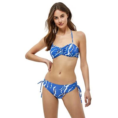 Minus Damen Amabel Bikini 9428 Denim blue graphic print XS Minus Damen Amabel Bikini 9428 Denim blue graphic print XS