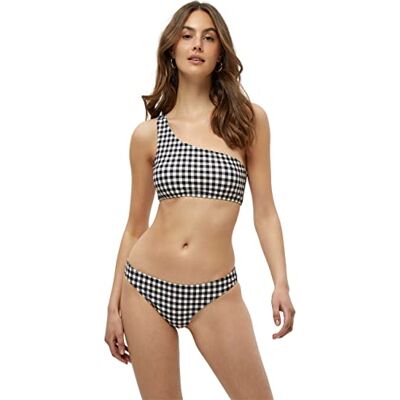 Minus Dames Jasira Bikini Top, Nomad Zand Geruit, M Minus Dames Jasira Bikini Top, Nomad Zand Geruit, M