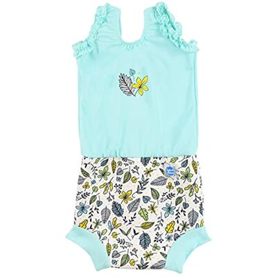 Splash About Happy Nappy-badpak voor meisjes, Fallen Leaves, 6-14 maanden Splash About Happy Nappy-badpak voor meisjes, Fallen Leaves, 6-14 maanden