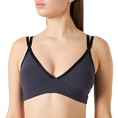 Sloggi Shore Shore Tropical Gar Bralette Bikini voor dames, Ink Gray, S Sloggi Shore Shore Tropical Gar Bralette Bikini voor dames, Ink Gray, S