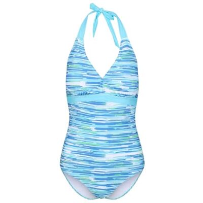 Regatta Unisex Flavia Costume One Piece Swimsuit, Seascape Brushstroke, 8 Regatta Unisex Flavia Costume One Piece Swimsuit, Seascape Brushstroke, 8