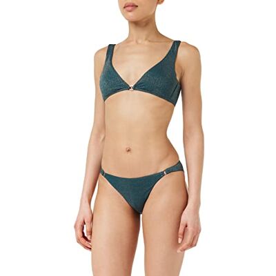 Giorgio Armani Swimwear Lurex Textured Yarn Triangle and Brief Bikini Set, Tropical Green, S, Tropical Green, S Giorgio Armani Swimwear Lurex Textured Yarn Triangle and Brief Bikini Set, Tropical Green, S, Tropical Green, S