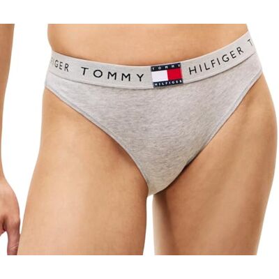 Tommy Hilfiger Dames CLASSIC BIKINI UW0UW06038, Grijs, S, Grijs (lichtgrijs Heather), S Tommy Hilfiger Dames CLASSIC BIKINI UW0UW06038, Grijs, S, Grijs (lichtgrijs Heather), S