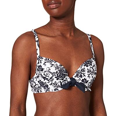 Lovable Dames bedrukte rib bikinitop, Stampa Fiori, 70B Lovable Dames bedrukte rib bikinitop, Stampa Fiori, 70B
