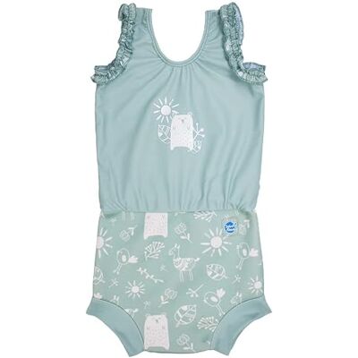 Splash About Happy Nappy-badpak voor meisjes Sunny Bear 0-4 maanden Splash About Happy Nappy-badpak voor meisjes Sunny Bear 0-4 maanden