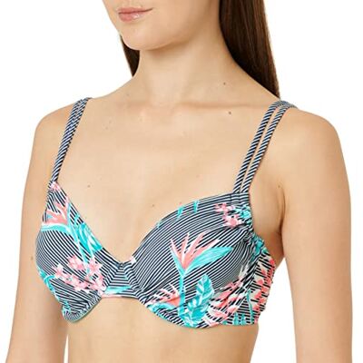 Firefly Malisa II bikinitop, flower/strepen, 36D Firefly Malisa II bikinitop, flower/strepen, 36D