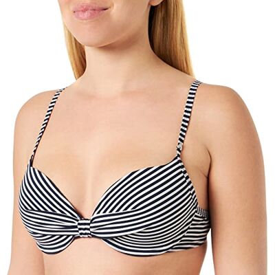 Short Stories Top Padded W/W damesjurk, Donkerblauw, 80B Short Stories Top Padded W/W damesjurk, Donkerblauw, 80B