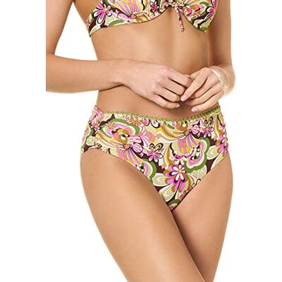 Goldenpoint Bikini dames badpak hoge snit slip ruches glamping dames Zwempak uit één stuk Goldenpoint Bikini dames badpak hoge snit slip ruches glamping dames Zwempak uit één stuk