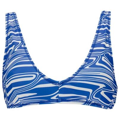 PUMA Swim Womens PLUNGE TOP 1P, Vivid Blue, XL PUMA Swim Womens PLUNGE TOP 1P, Vivid Blue, XL