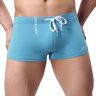 Generic Men's Swim Trunks with Liner Swimming Swim RD/XL Men's Pants Trunks Swimwear Shorts Men's Swimwear Swim Suit Men (Blue, L)